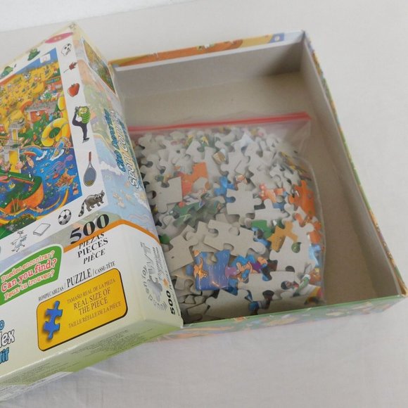 Jigsaw Puzzle Sport Complex Can You Find 500 Piece Wuundentoy Search Find Kids - Picture 6 of 6